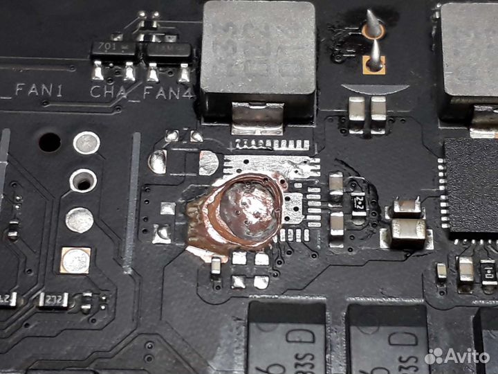 Ремонт материнских плат, замена сокета