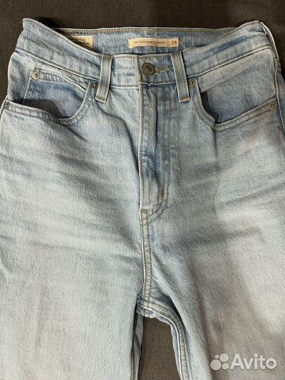 Джинсы levis 70s high slim straight