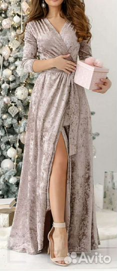 Новое бархатное платье Gepur 54 р