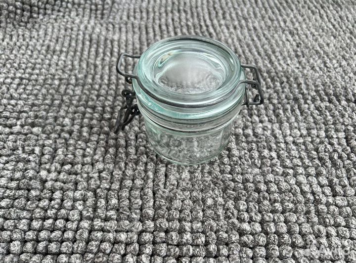 Банка с бугельным замком СССР стеклянная