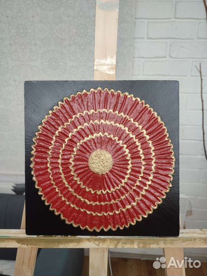 Фактурная картина в технике барельеф