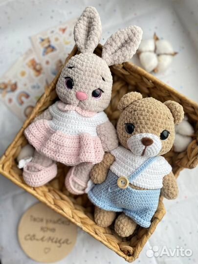 Вязанные игрушки, наборы