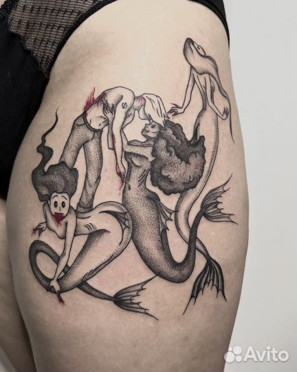 Коррекция старых татуировок