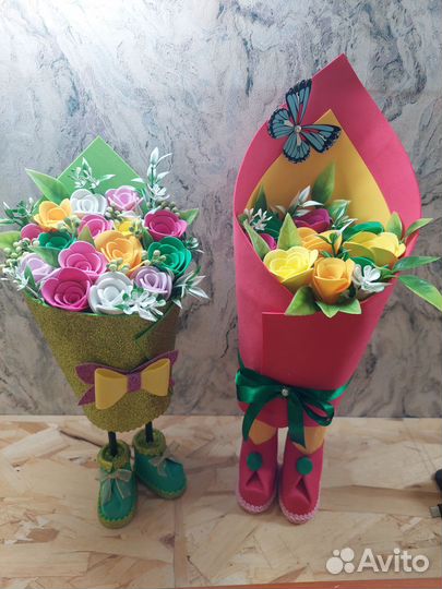 Букет на ножках, подарок