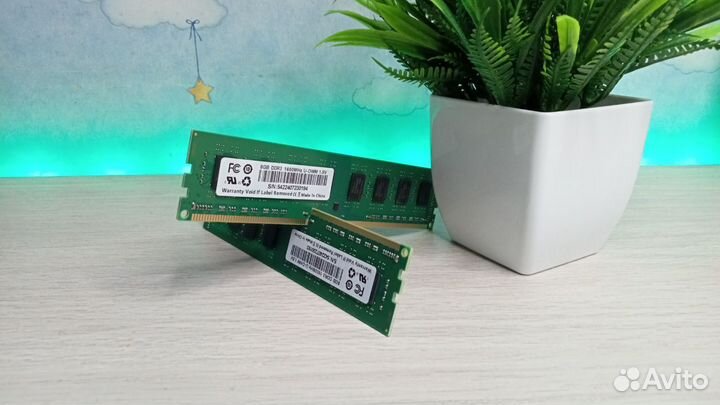 Оперативная память DDR3 8Gb 16Gb 1600Mhz Новая