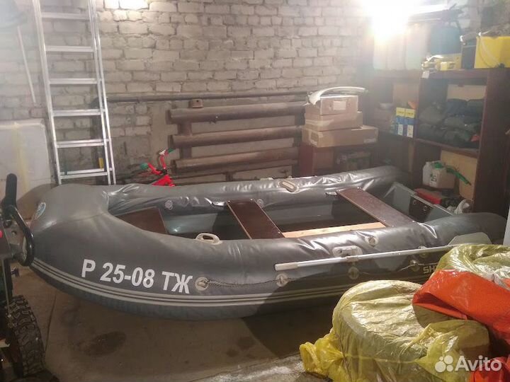 Лодка риб SkyBoat + двигатель Suzuki 15