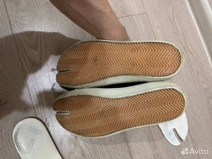 Maison margiela tabi 40,5 it черные маржуха