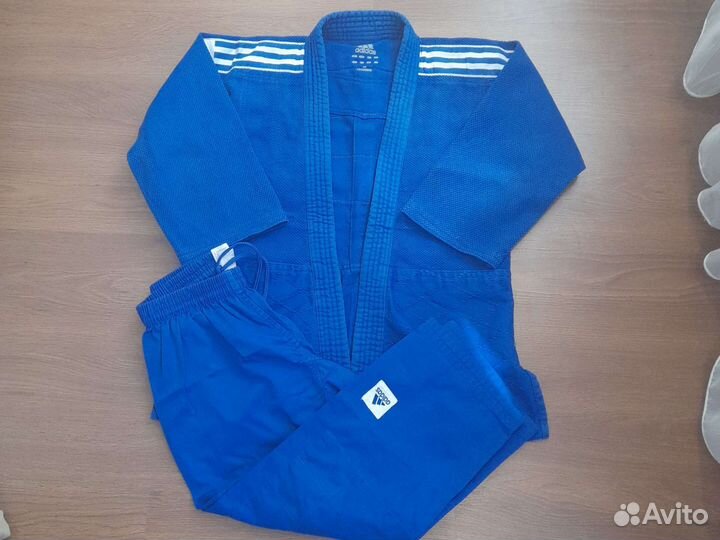 Кимоно для дзюдо adidas training, рост 140