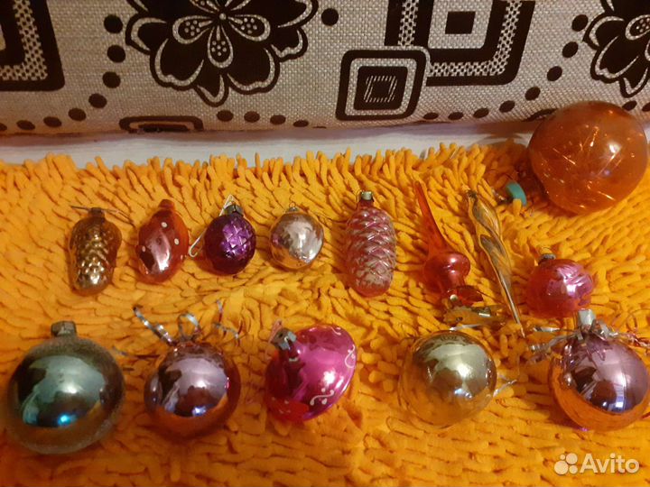 Игрушки елочные старинные