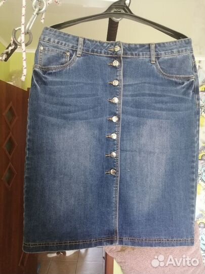 Юбка джинсовая