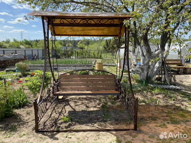 Садовые качели подвесные