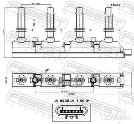 18640-003 катушка зажигания Chevrolet, Opel 1