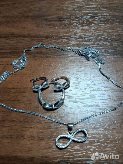 Серебряный набор