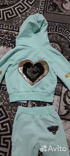 Спортивный костюм для девочки 86 см