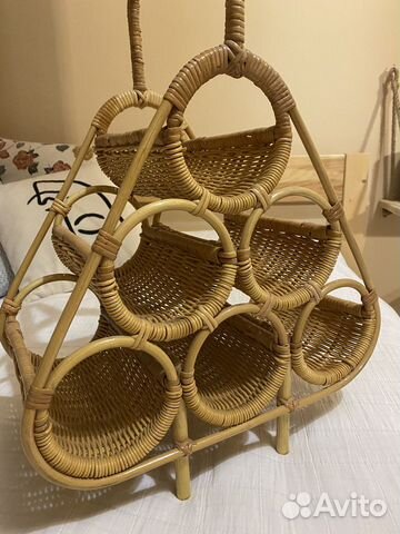Бутылочница из ротанга