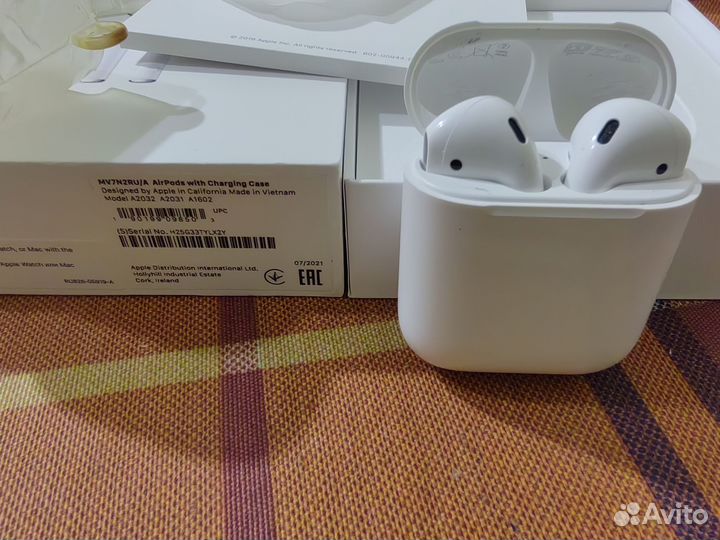 Наушники apple airpods 2