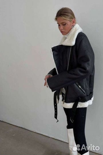 Дубленка-авиатор, pilot