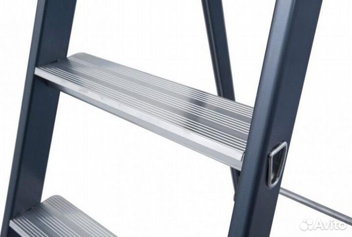 Стремянка алюминиевая krause monto sepro 7 ступеней анодированная 124210