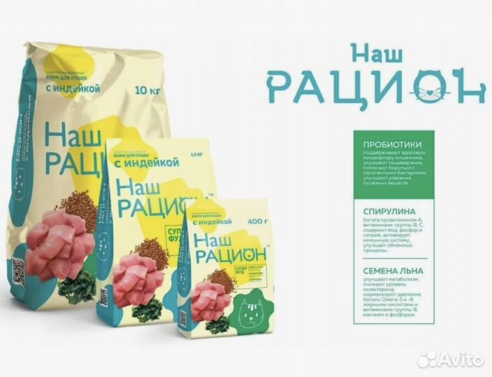 Сухой корм для кошек 