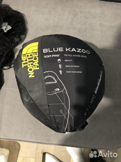 Спальный мешок The north face blue kazoo