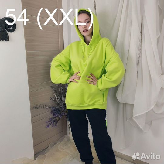 Худи с флисом 7986