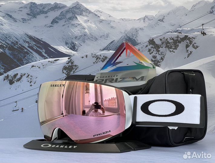 Горнолыжная маска Oakley Flight Deck M Prizm Gold