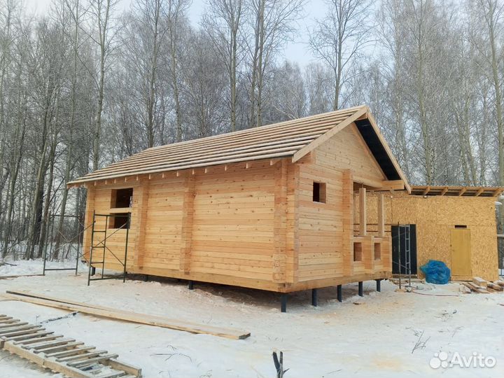 Профилированный брус 150, 200 от производителя