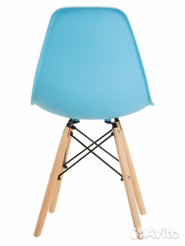 Стул в стиле eames DSW, голубой