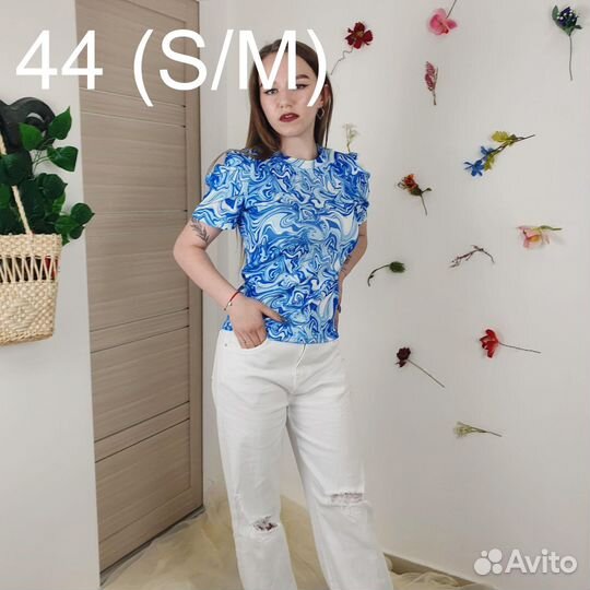 Футболка в рубчик modami