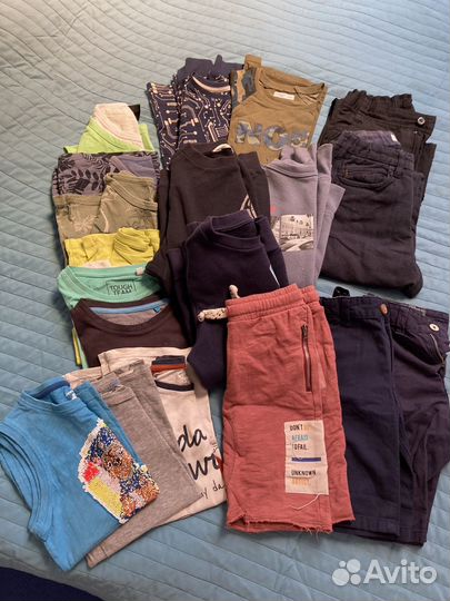 Пакет одежды вещей для мальчика 128