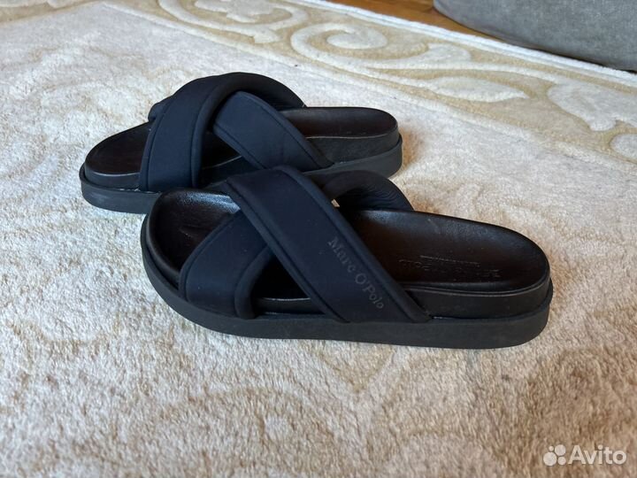 Босоножки шлепацы женские marco polo 38