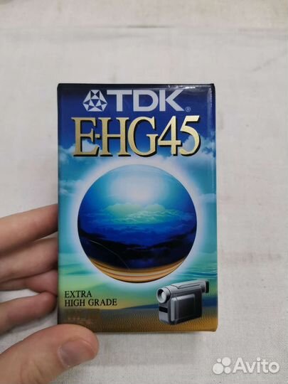 Видеокассета TDK EHG45 новая запечатанная (Ч)
