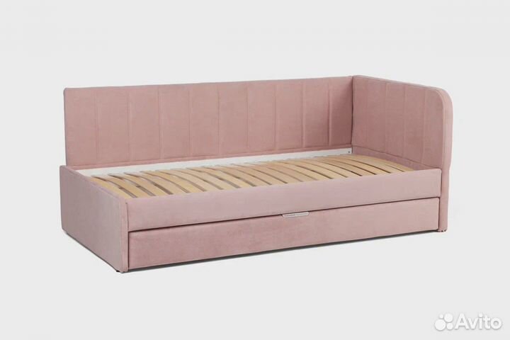 Кровать-диван Crecker 180*90 (микровельвет) ньютон