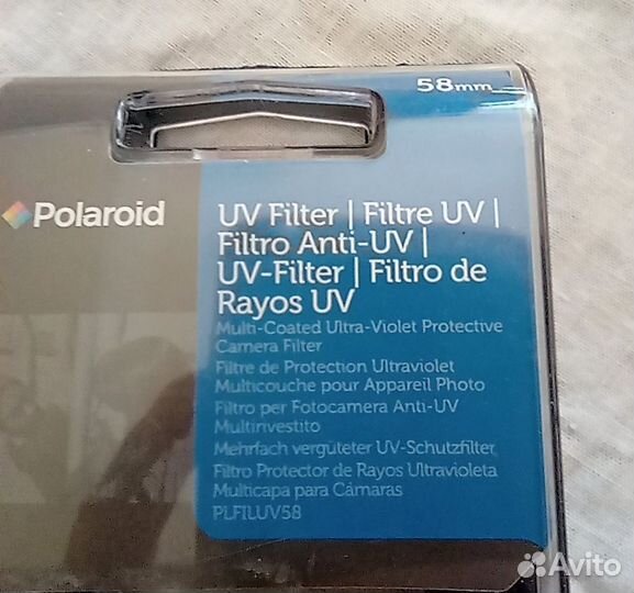 Фильтр для фотоаппарата UV 58 mm Polaroid