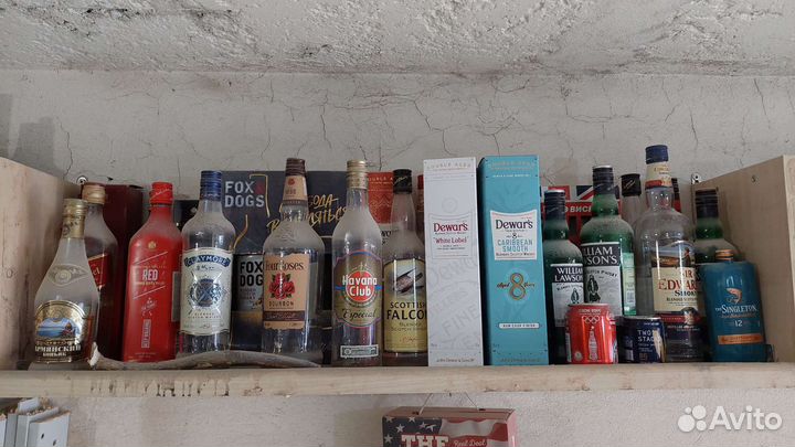 Бутылки из под алкоголя