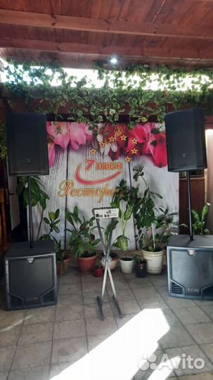 Аренда (прокат) звукового оборудования, колонки