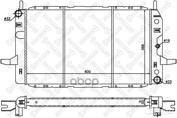 10-25819-SX радиатор системы охлаждения Ford S