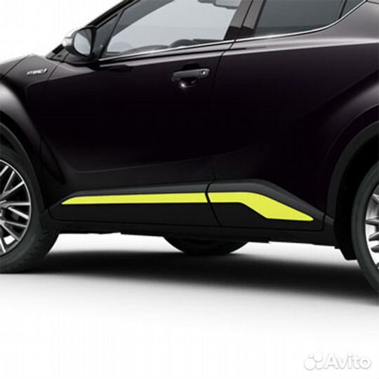 Боковые нижние молдинги Toyota C-HR 2016-2023