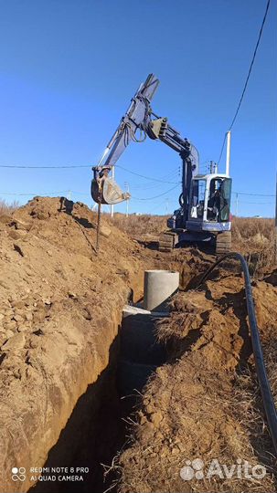 Услуги Экскаватора, мини экскаватора, котлованы