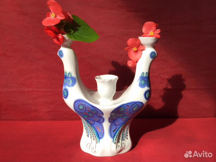 Подсвечник из СССР (70-е) Полонский фарфор