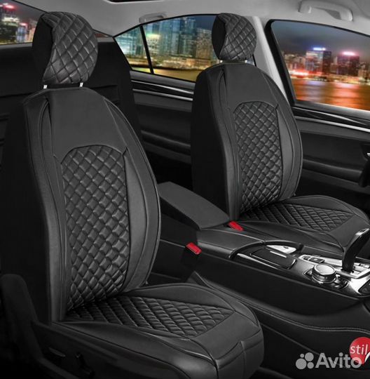 Авточехлы из экокожи