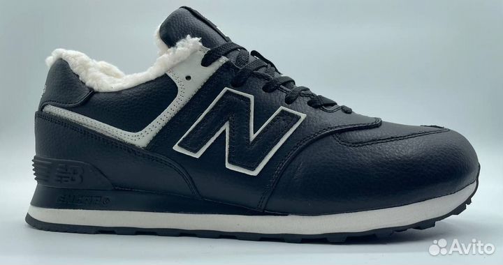 Мужские зимние кроссовки с мехом new balance 574