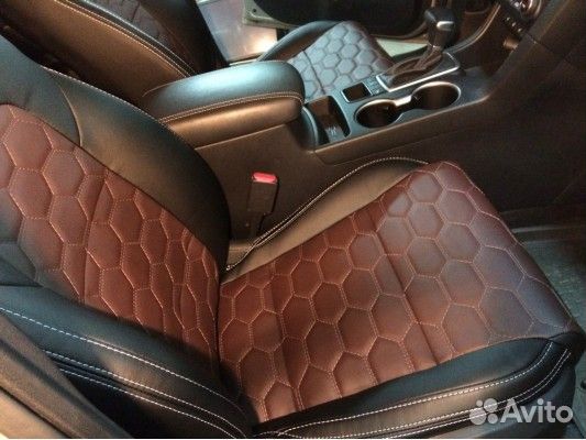 Каркасные авточехлы соты на KIA Sportage 4