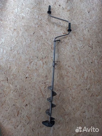 Титановый ледобур трехножевой 130