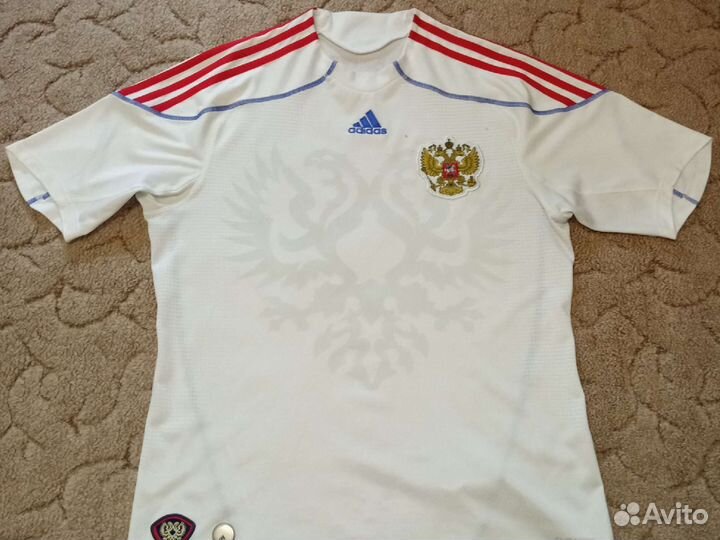 Футболка игровая сборной России 2009 автографы