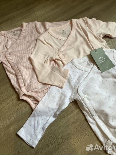 3в1 комплект боди HM для новорожденного