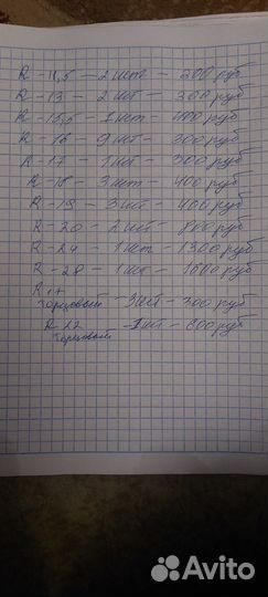 Райбер - развертка