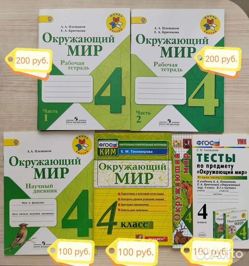 Рабочая тетрадь по русскому яз. и другим предметам