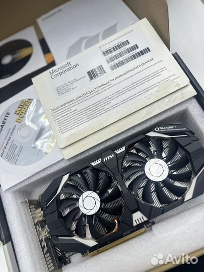 Видеокарта MSI gtx 1060 6gb