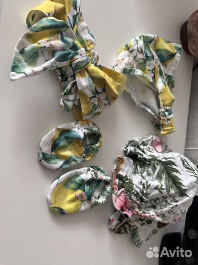 Повязка на голову для девочки на 6 месяцев